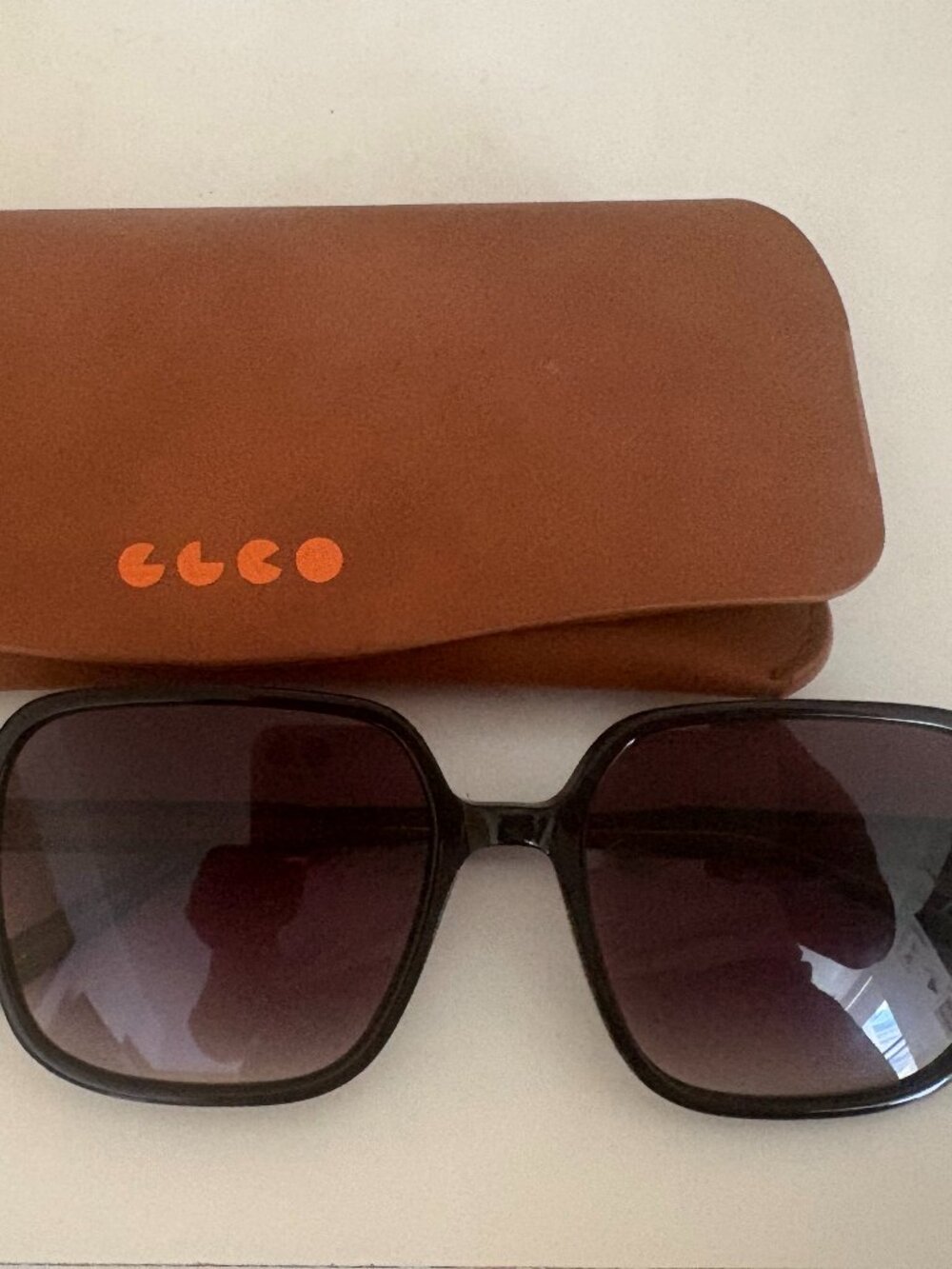GLCO Garrett Leight Agnes Sunglasses in Black Gradient